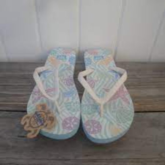 KC Hawaii Flip Flops New Size 7 - Picture 2 of 7